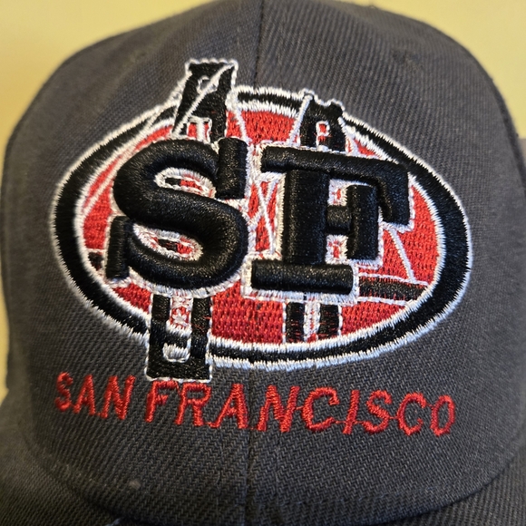 San Francisco Embroidered Cap by Lanza USA Be Seen Structured Gray Canvas Cap - Picture 5 of 13